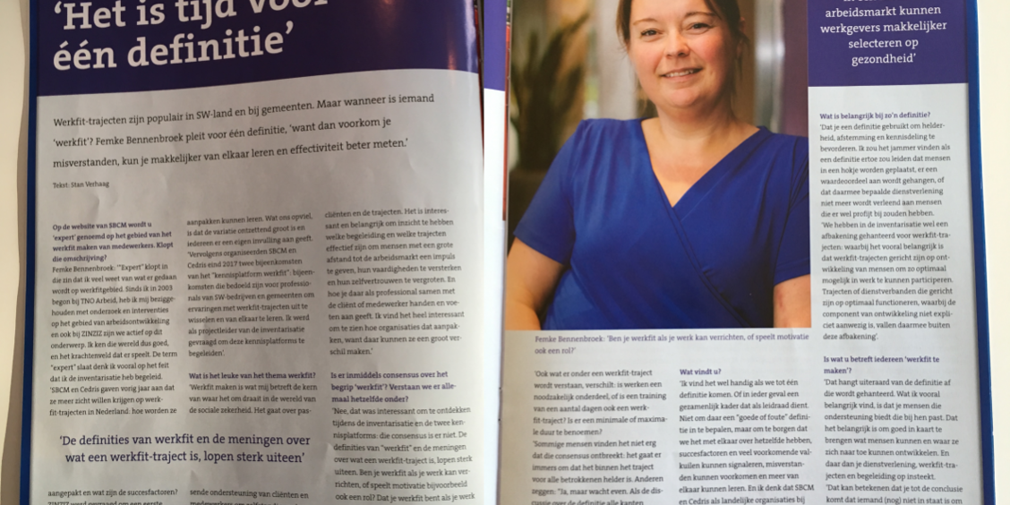 Het is tijd voor 1 definitie