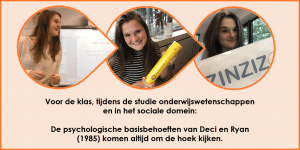 Hoe de psychologische basisbehoeften van Deci en Ryan (1985) telkens weer op mijn pad komen door Lissa Hollmann