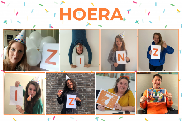 hoera zinziz 7 jaar