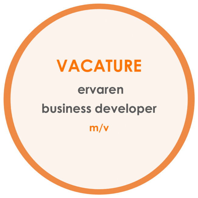Vacature ervaren business developer