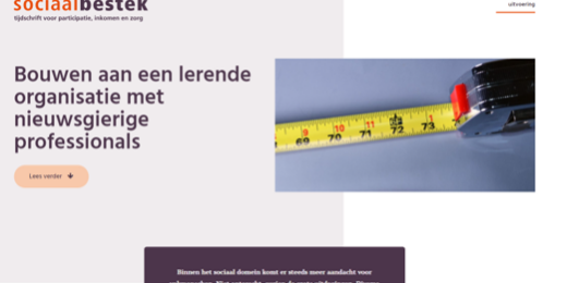 Lerende organisaties met nieuwsgierige professionals (Sociaal Bestek mei 2021)