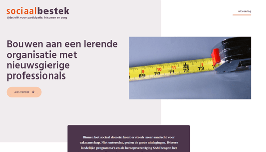 Lerende organisaties met nieuwsgierige professionals (Sociaal Bestek mei 2021)