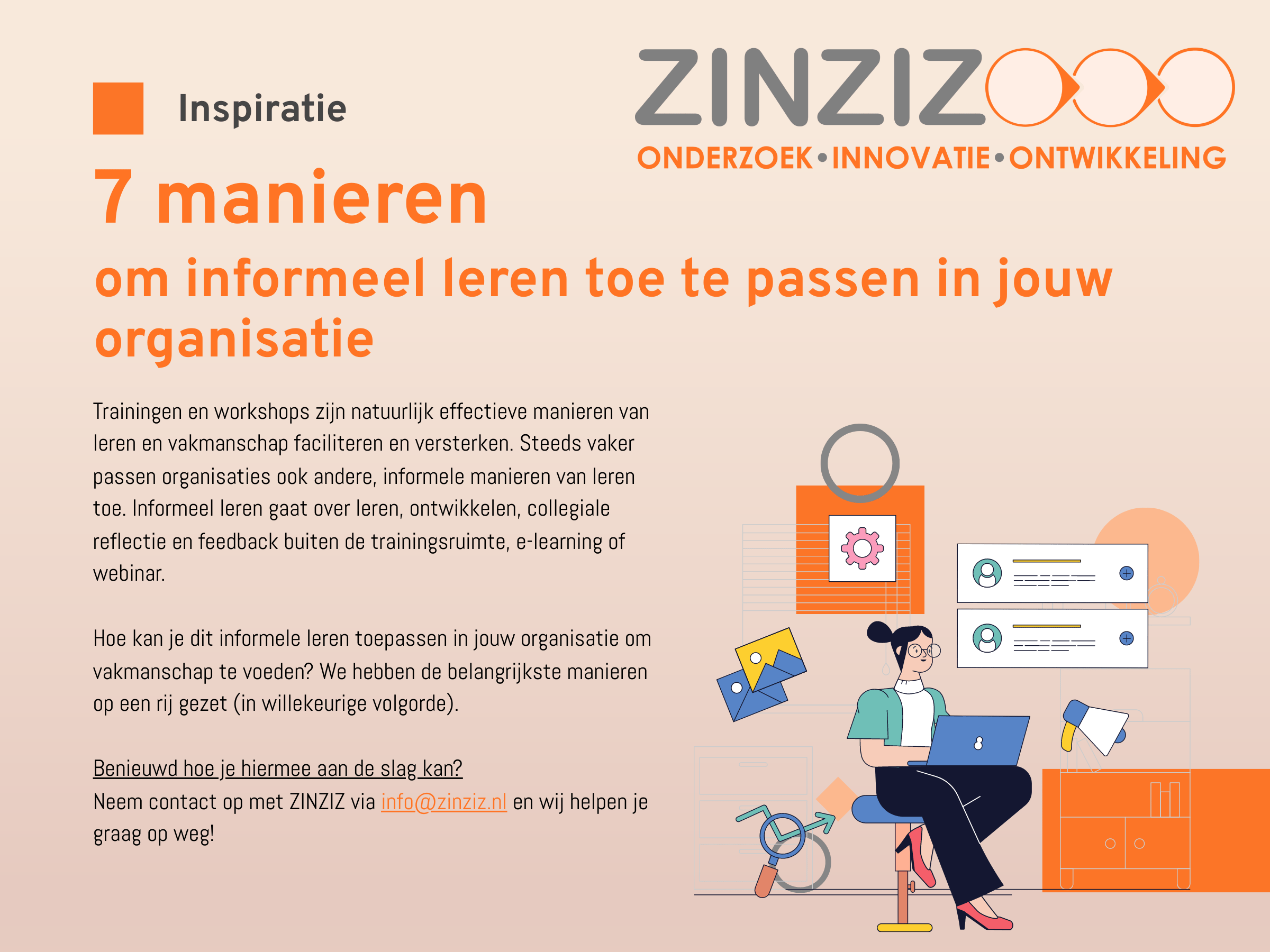 Manieren Om Informeel Leren Te Voeden (ZINZIZ 2024) | ZINZIZ