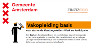 Update: Van start met de Basis Vakopleiding Werk en Participatie voor Gemeente Amsterdam!